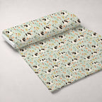 Barnyard Friends Pattern 11 Fleece Fabric — fleece fabric unrolled bolt preview (mv-fleece-v1:bolt)
