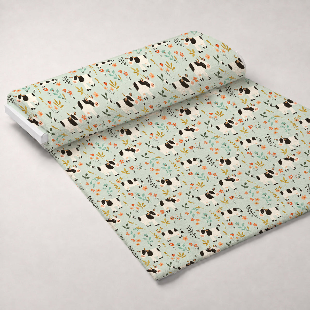 Barnyard Friends Pattern 11 Fleece Fabric — fleece fabric unrolled bolt preview (mv-fleece-v1:bolt)