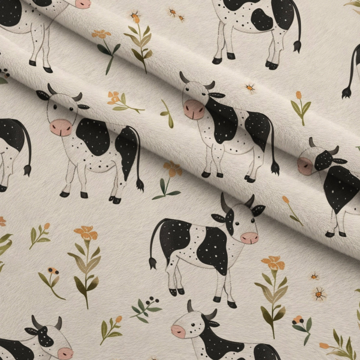 Barnyard Friends Pattern 16 Fleece Fabric — fleece fabric folded close-up preview (mv-fleece-v1:lying)