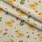 Barnyard Friends Pattern 17 Fleece Fabric — fleece fabric folded close-up preview (mv-fleece-v1:lying)