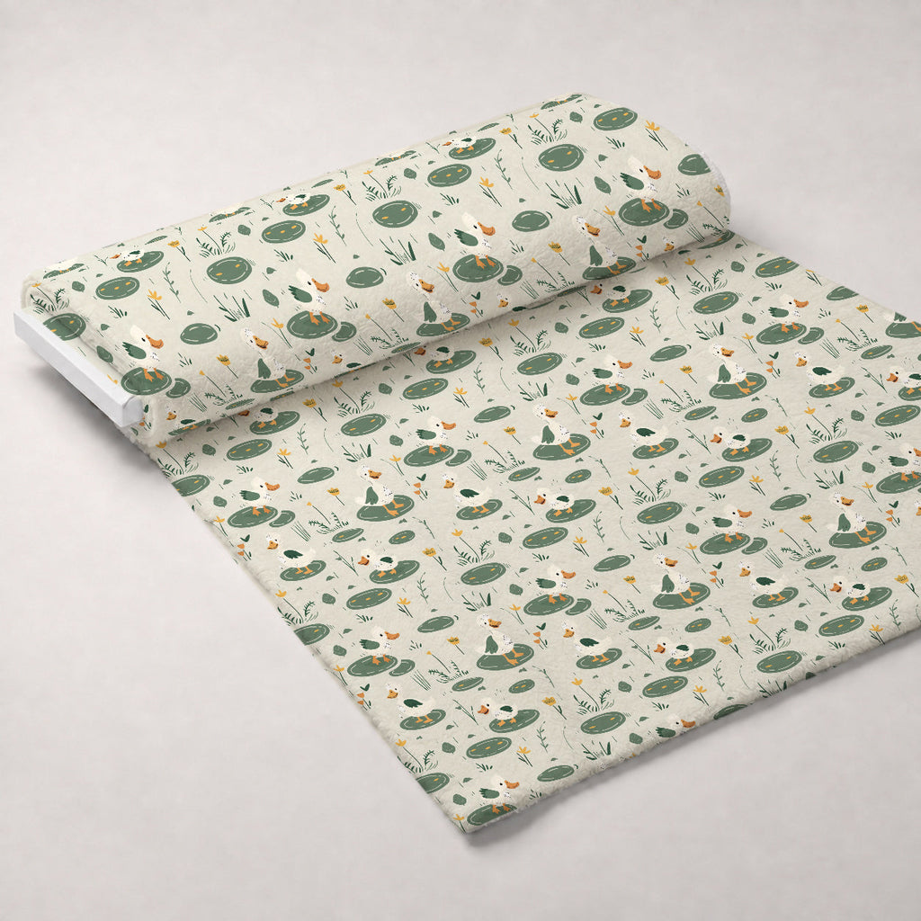 Barnyard Friends Pattern 4 Fleece Fabric — fleece fabric unrolled bolt preview (mv-fleece-v1:bolt)