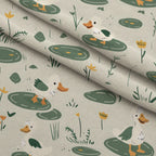 Barnyard Friends Pattern 4 Fleece Fabric — fleece fabric folded close-up preview (mv-fleece-v1:lying)