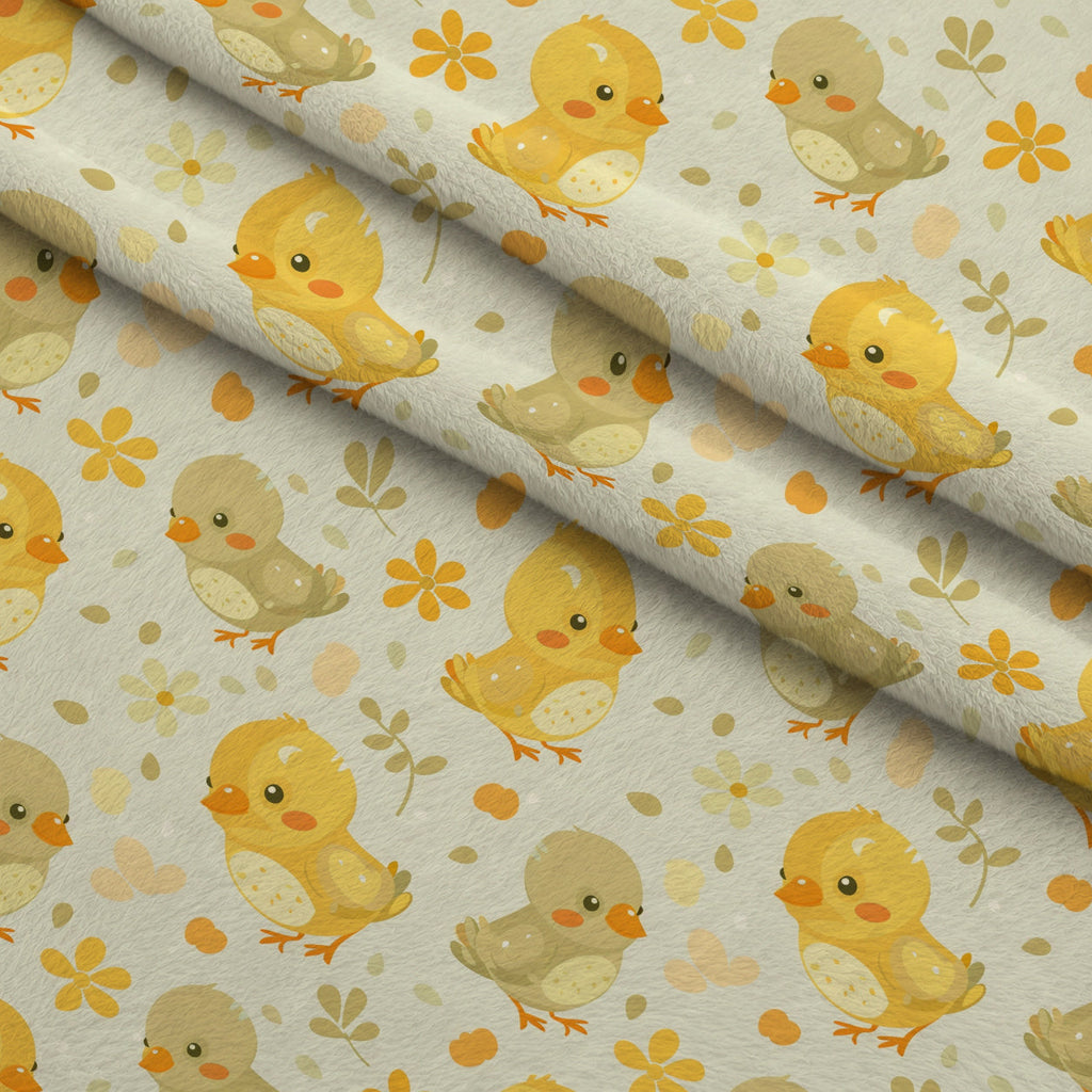 Barnyard Friends Pattern 8 Fleece Fabric — fleece fabric folded close-up preview (mv-fleece-v1:lying)