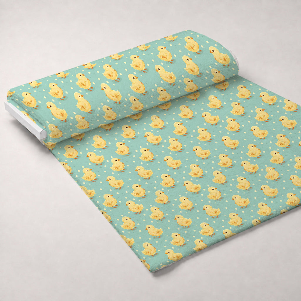 Barnyard Friends Pattern 9 Fleece Fabric — fleece fabric unrolled bolt preview (mv-fleece-v1:bolt)