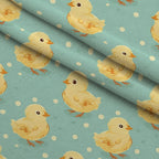 Barnyard Friends Pattern 9 Fleece Fabric — fleece fabric folded close-up preview (mv-fleece-v1:lying)