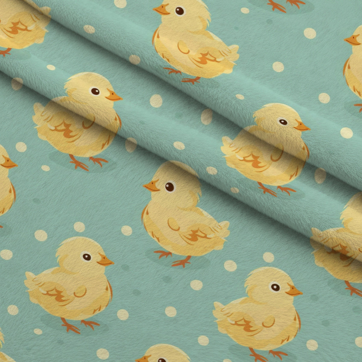 Barnyard Friends Pattern 9 Fleece Fabric — fleece fabric folded close-up preview (mv-fleece-v1:lying)