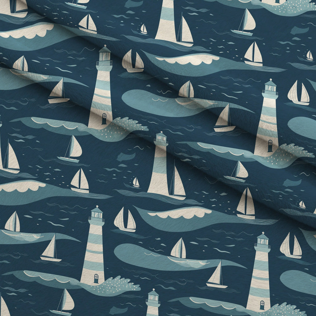 Beacon Bay Pattern 11 Fleece Fabric — fleece fabric folded close-up preview (mv-fleece-v1:lying)