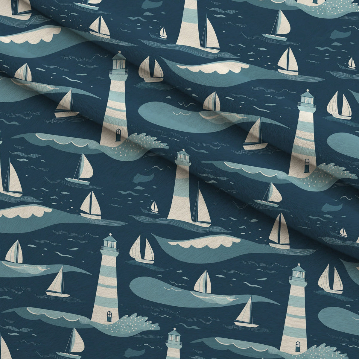 Beacon Bay Pattern 11 Fleece Fabric — fleece fabric folded close-up preview (mv-fleece-v1:lying)