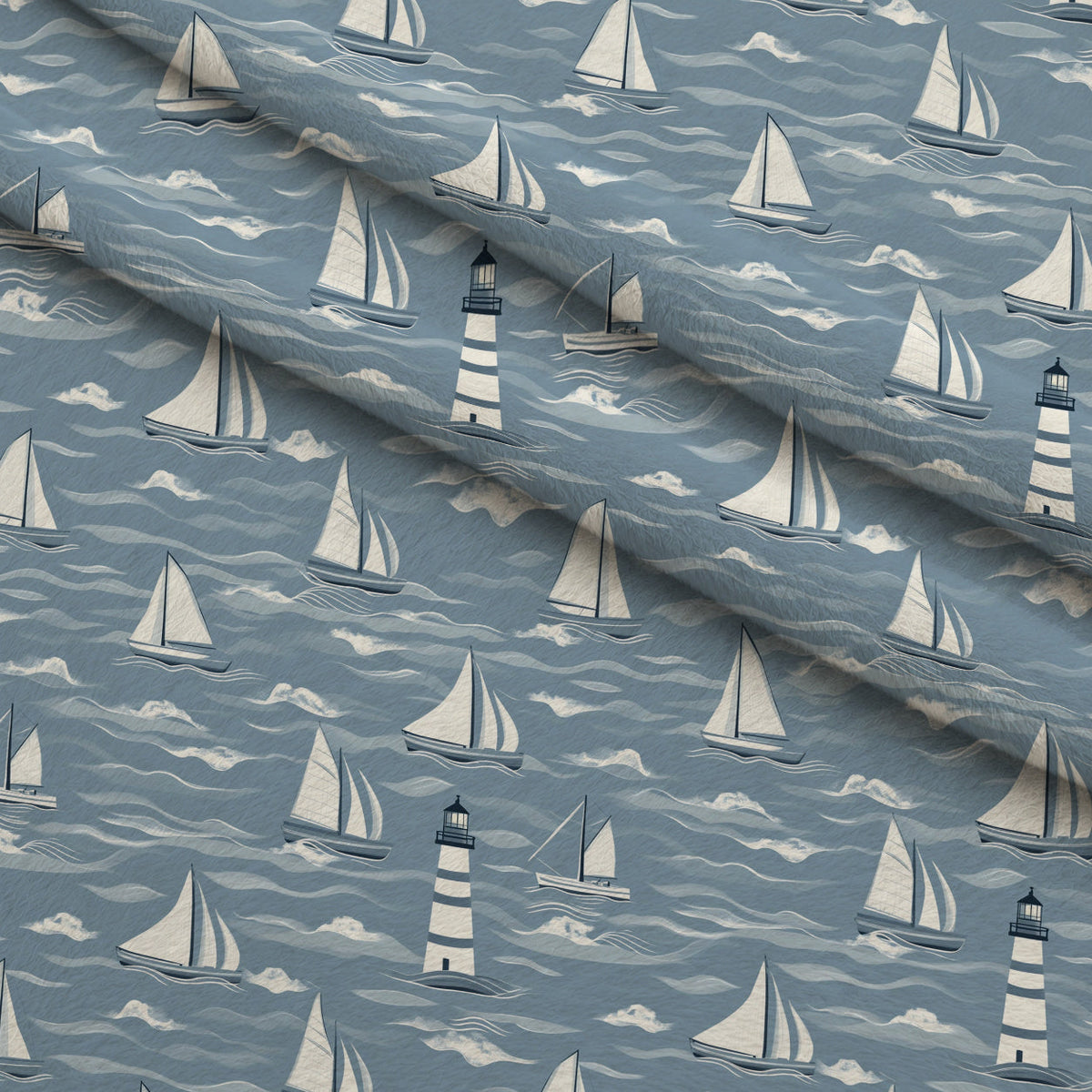 Beacon Bay Pattern 6 Fleece Fabric — fleece fabric folded close-up preview (mv-fleece-v1:lying)