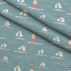 Beacon Bay Pattern 7 Fleece Fabric — fleece fabric folded close-up preview (mv-fleece-v1:lying)