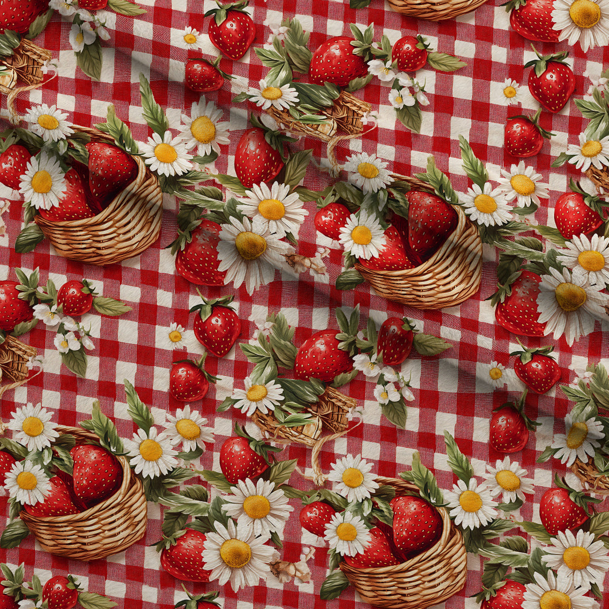 Berry Basket Charm Pattern 16 Fleece Fabric — fleece fabric folded close-up preview (mv-fleece-v1:lying)