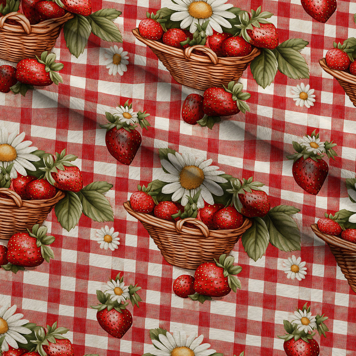 Berry Basket Charm Pattern 3 Fleece Fabric — fleece fabric folded close-up preview (mv-fleece-v1:lying)