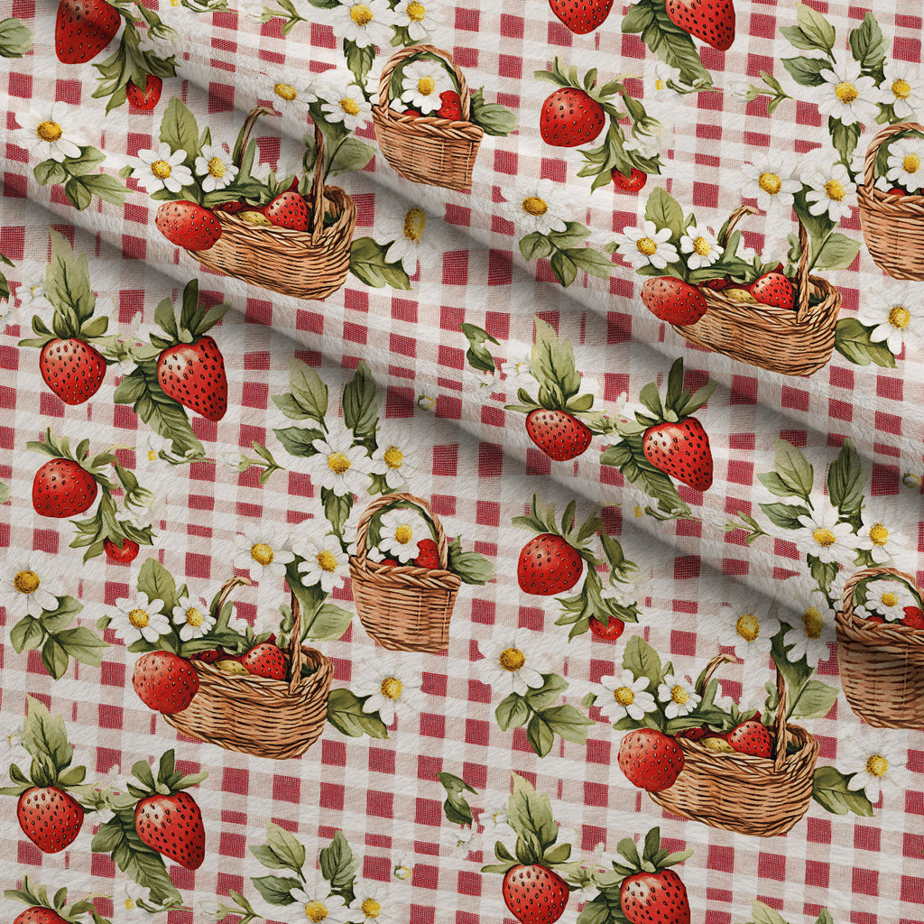Berry Basket Charm Pattern 7 Fleece Fabric — fleece fabric folded close-up preview (mv-fleece-v1:lying)