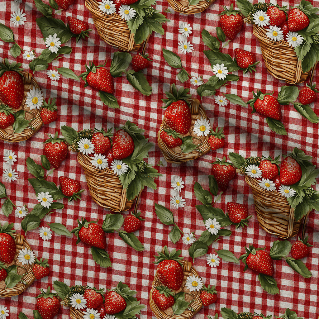 Berry Basket Charm Pattern 9 Fleece Fabric — fleece fabric folded close-up preview (mv-fleece-v1:lying)