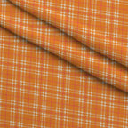Berry Picnic Checks Pattern 13 Fleece Fabric — fleece fabric folded close-up preview (mv-fleece-v1:lying)