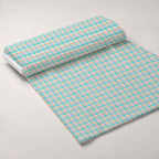 Berry Picnic Checks Pattern 2 Fleece Fabric — fleece fabric unrolled bolt preview (mv-fleece-v1:bolt)