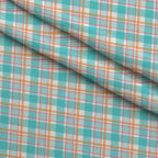 Berry Picnic Checks Pattern 2 Fleece Fabric — fleece fabric folded close-up preview (mv-fleece-v1:lying)