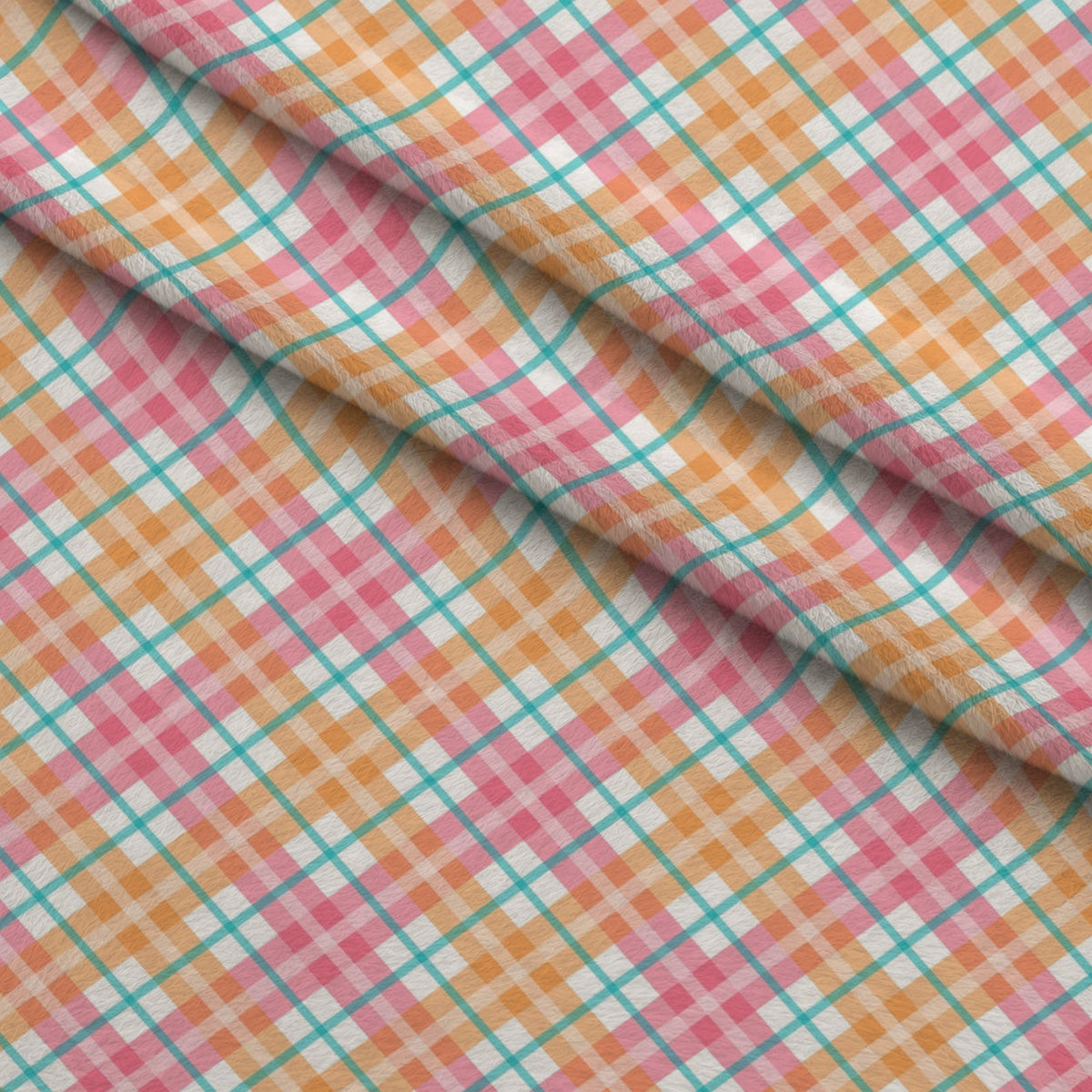 Berry Picnic Checks Pattern 4 Fleece Fabric — fleece fabric folded close-up preview (mv-fleece-v1:lying)