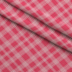 Berry Picnic Checks Pattern 7 Fleece Fabric — fleece fabric folded close-up preview (mv-fleece-v1:lying)