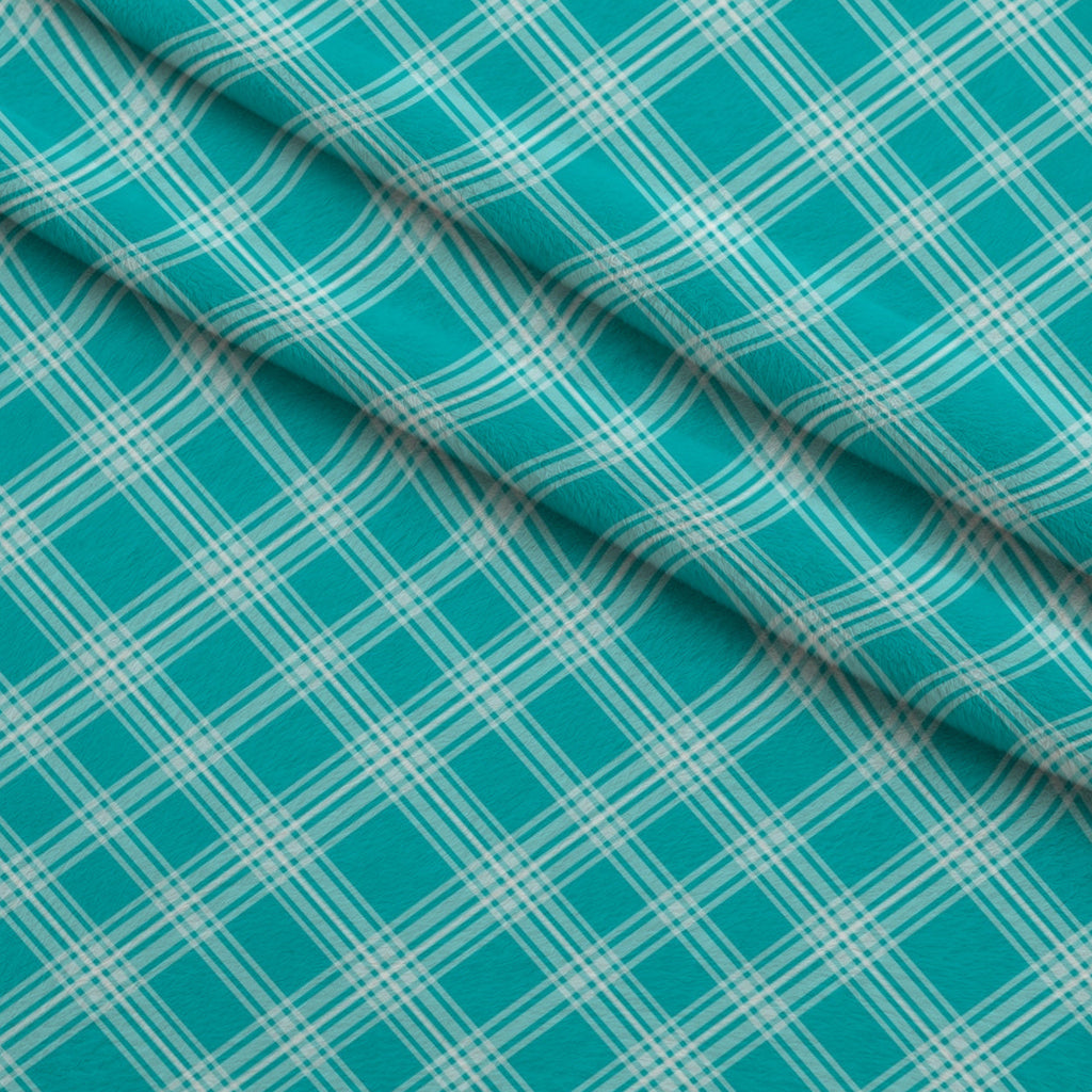 Berry Picnic Checks Pattern 8 Fleece Fabric — fleece fabric folded close-up preview (mv-fleece-v1:lying)