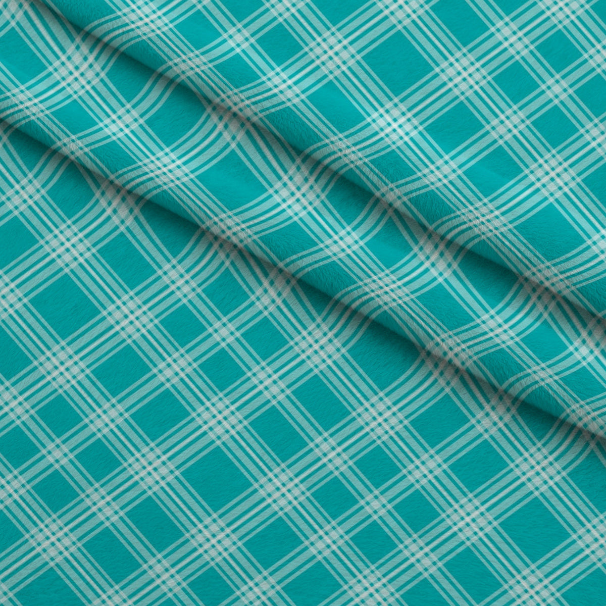Berry Picnic Checks Pattern 8 Fleece Fabric — fleece fabric folded close-up preview (mv-fleece-v1:lying)