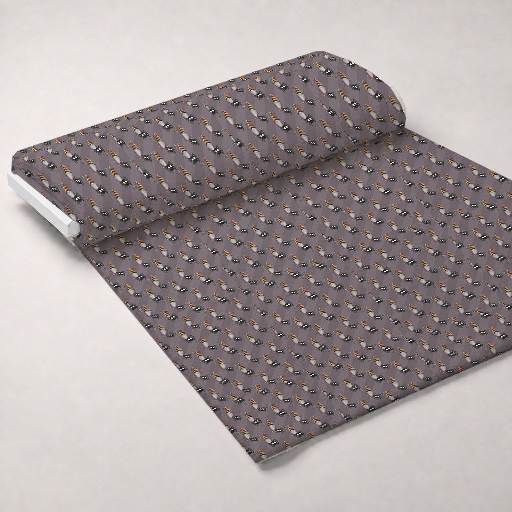 Bewitched Buddies Pattern 1 Fleece Fabric — fleece fabric unrolled bolt preview (mv-fleece-v1:bolt)
