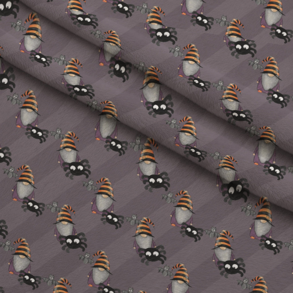 Bewitched Buddies Pattern 1 Fleece Fabric — fleece fabric folded close-up preview (mv-fleece-v1:lying)