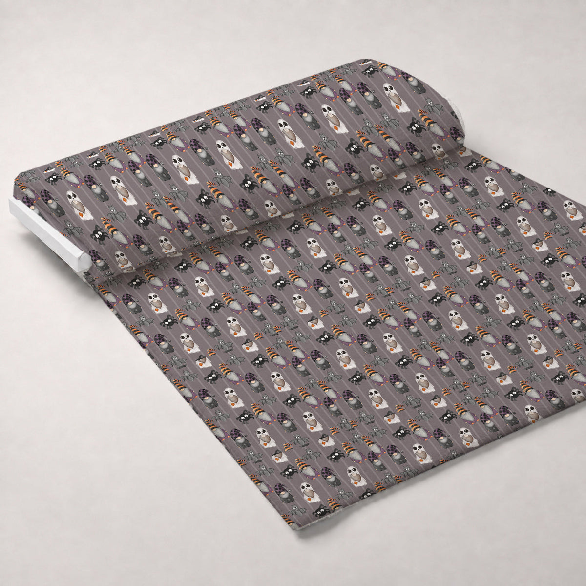 Bewitched Buddies Pattern 11 Fleece Fabric — fleece fabric unrolled bolt preview (mv-fleece-v1:bolt)