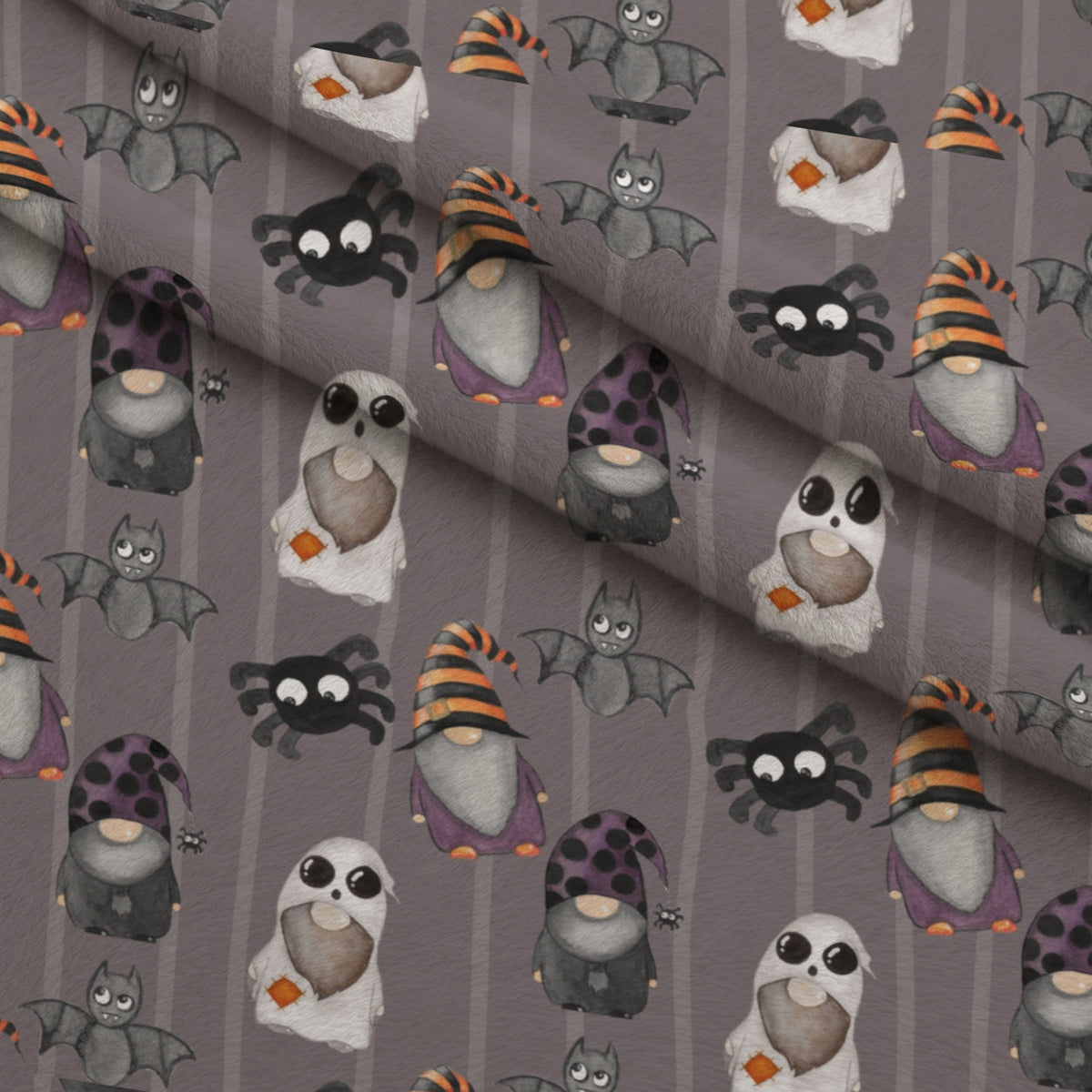 Bewitched Buddies Pattern 11 Fleece Fabric — fleece fabric folded close-up preview (mv-fleece-v1:lying)