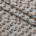 Bewitched Buddies Pattern 3 Fleece Fabric — fleece fabric folded close-up preview (mv-fleece-v1:lying)