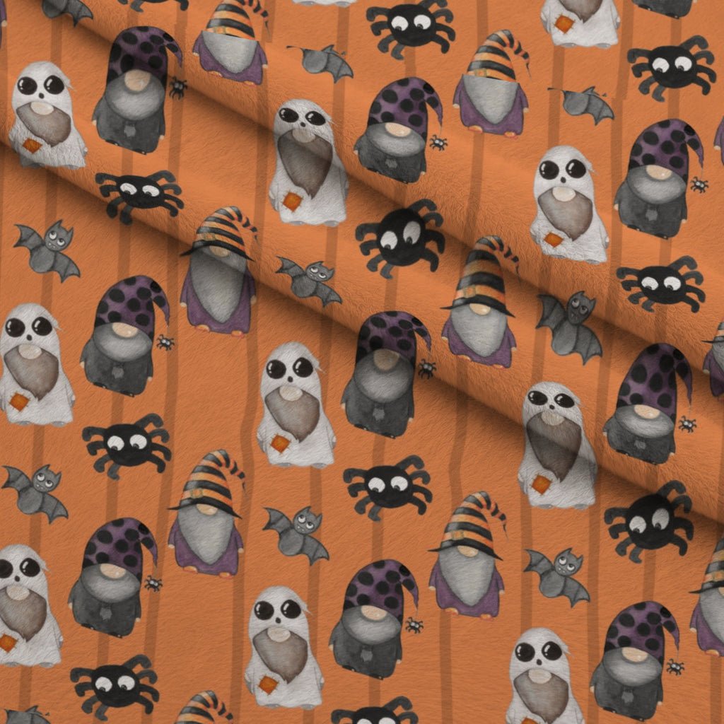 Bewitched Buddies Pattern 4 Fleece Fabric — fleece fabric folded close-up preview (mv-fleece-v1:lying)