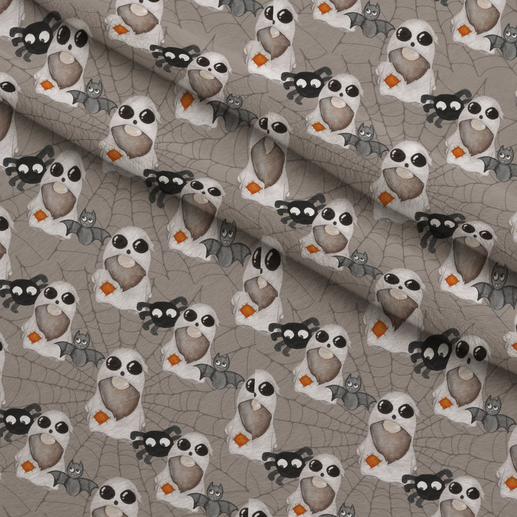 Bewitched Buddies Pattern 7 Fleece Fabric — fleece fabric folded close-up preview (mv-fleece-v1:lying)