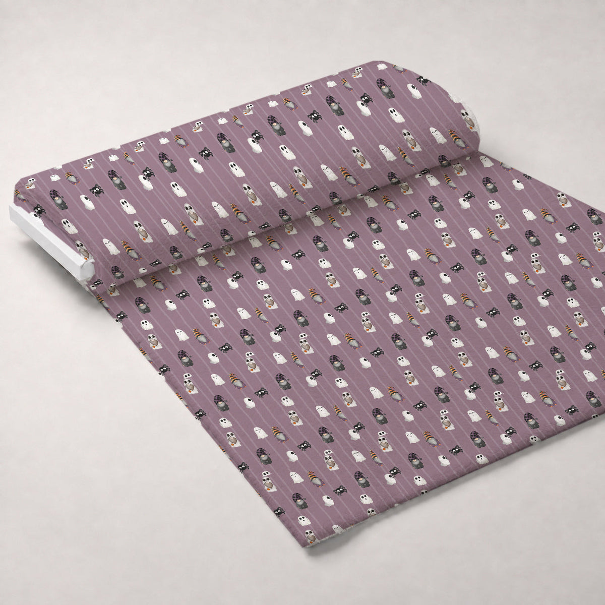 Bewitched Buddies Pattern 9 Fleece Fabric — fleece fabric unrolled bolt preview (mv-fleece-v1:bolt)