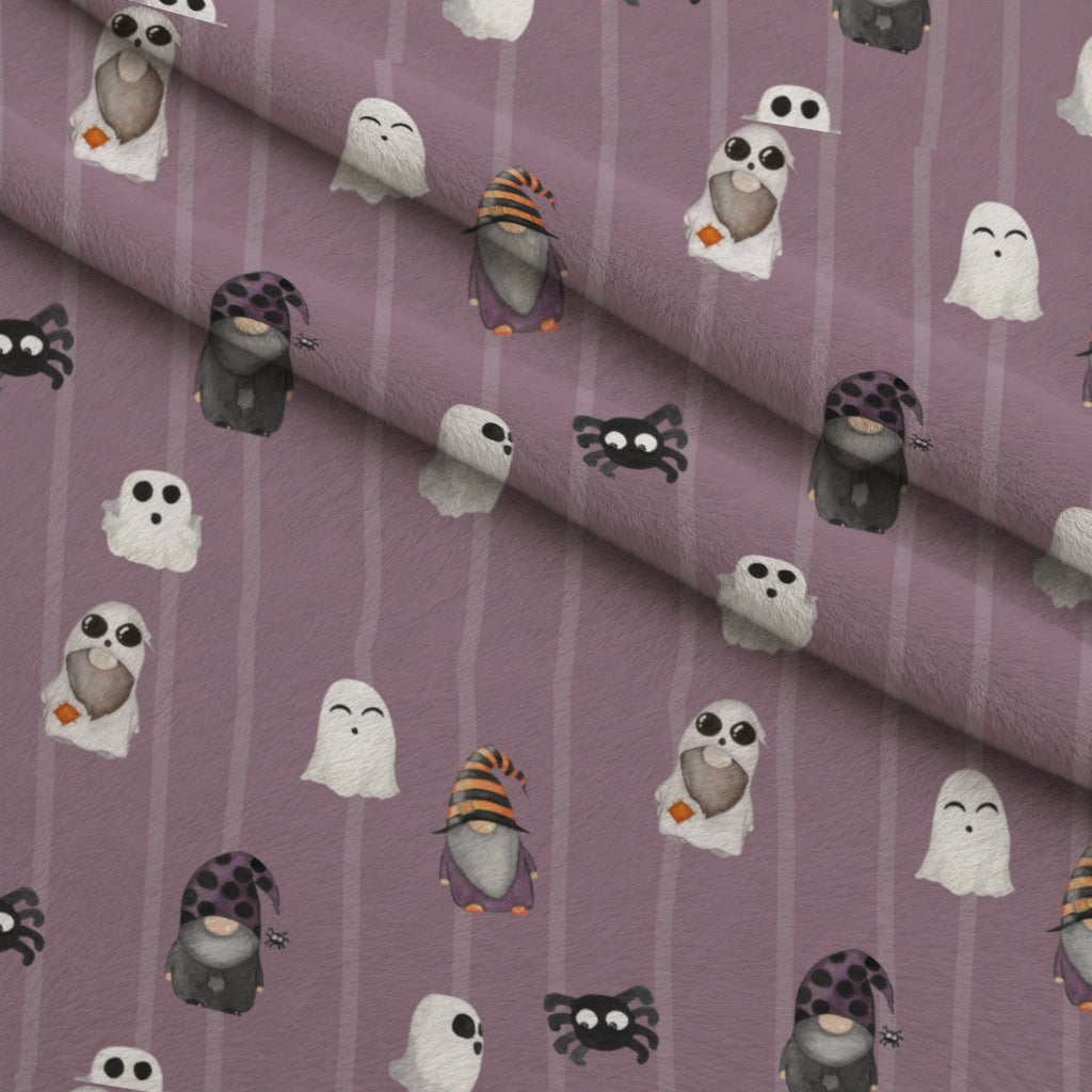 Bewitched Buddies Pattern 9 Fleece Fabric — fleece fabric folded close-up preview (mv-fleece-v1:lying)