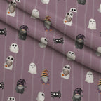 Bewitched Buddies Pattern 9 Fleece Fabric — fleece fabric folded close-up preview (mv-fleece-v1:lying)