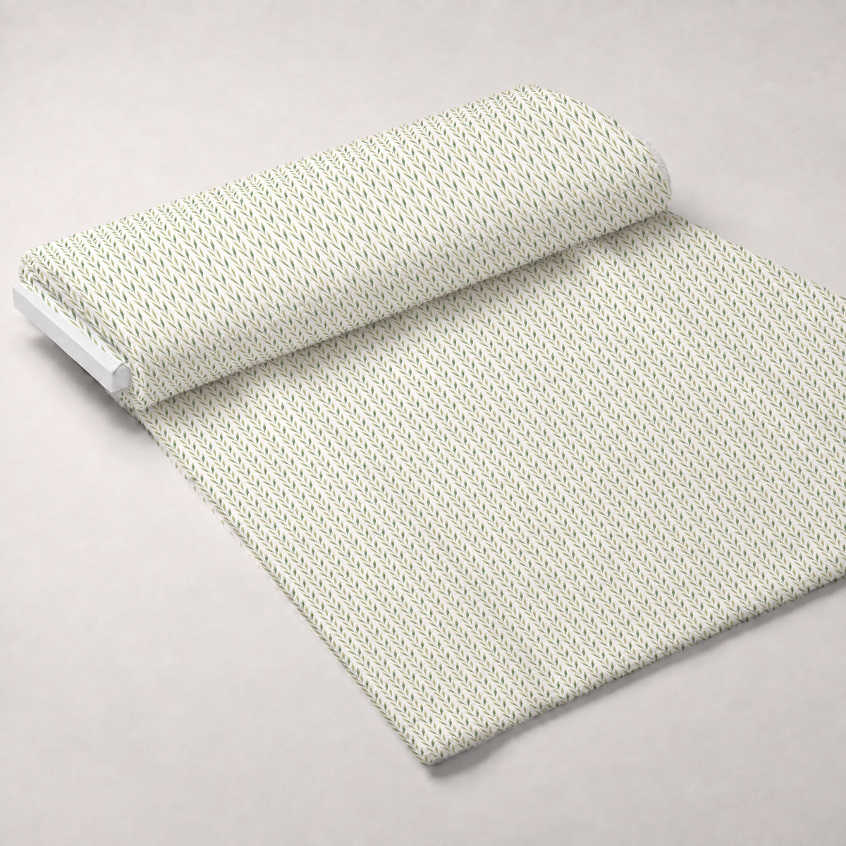 Bloom Time Leaves Pattern 1 Fleece Fabric — fleece fabric unrolled bolt preview (mv-fleece-v1:bolt)