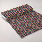 Blooming Library Pattern 10 Fleece Fabric — fleece fabric unrolled bolt preview (mv-fleece-v1:bolt)