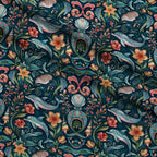 Blooming Tides Pattern 4 Fleece Fabric — fleece fabric folded close-up preview (mv-fleece-v1:lying)