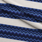 Blue Chevron Pattern 1 Fleece Fabric — fleece fabric folded close-up preview (mv-fleece-v1:lying)