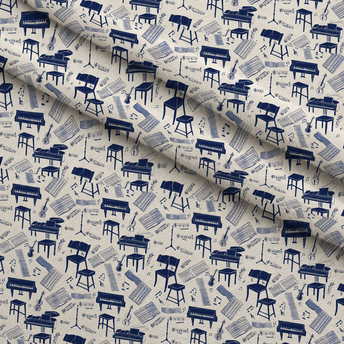 Blue Music Class Fleece Fabric — fleece fabric folded close-up preview (mv-fleece-v1:lying)