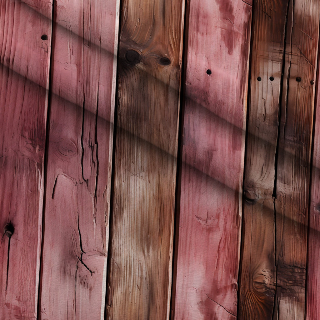 Blush Barn Boards Pattern 6 Fleece Fabric — fleece fabric folded close-up preview (mv-fleece-v1:lying)