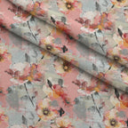 Blush Blooms Pattern 5 Fleece Fabric — fleece fabric folded close-up preview (mv-fleece-v1:lying)