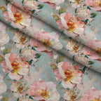 Blush Blooms Pattern 6 Fleece Fabric — fleece fabric folded close-up preview (mv-fleece-v1:lying)