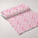 Blush Flutter Pattern 10 Fleece Fabric — fleece fabric unrolled bolt preview (mv-fleece-v1:bolt)