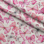 Blush Flutter Pattern 10 Fleece Fabric — fleece fabric folded close-up preview (mv-fleece-v1:lying)