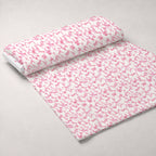Blush Flutter Pattern 12 Fleece Fabric — fleece fabric unrolled bolt preview (mv-fleece-v1:bolt)