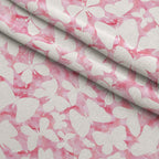 Blush Flutter Pattern 12 Fleece Fabric — fleece fabric folded close-up preview (mv-fleece-v1:lying)