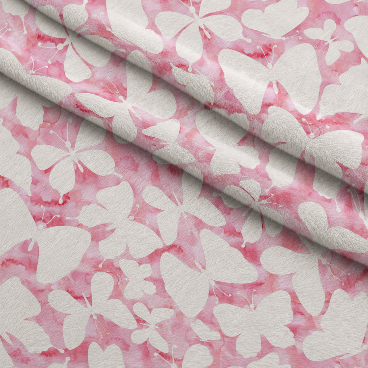 Blush Flutter Pattern 12 Fleece Fabric — fleece fabric folded close-up preview (mv-fleece-v1:lying)