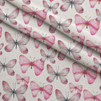 Blush Flutter Pattern 4 Fleece Fabric — fleece fabric folded close-up preview (mv-fleece-v1:lying)