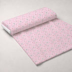 Blush Flutter Pattern 5 Fleece Fabric — fleece fabric unrolled bolt preview (mv-fleece-v1:bolt)